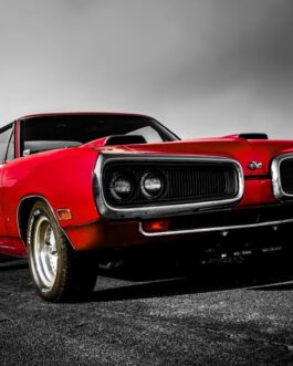 Plakat Dodge Coronet – red muscle car