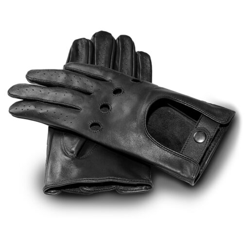 Rękawiczki samochodowe James Hawk czarne
